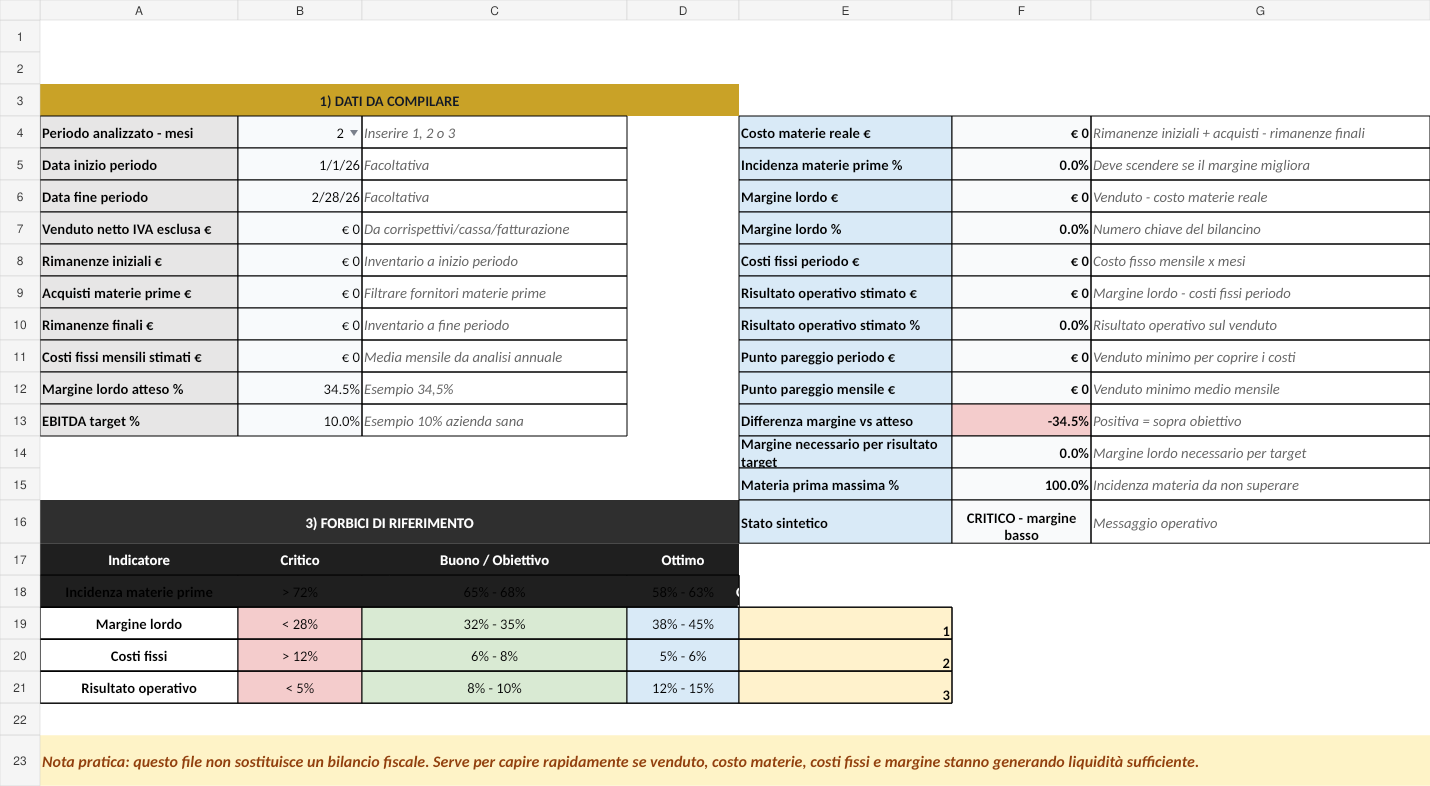 Anteprima file controllo margini interno